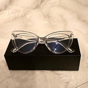 Super cute Cat Eye Clear Glasses